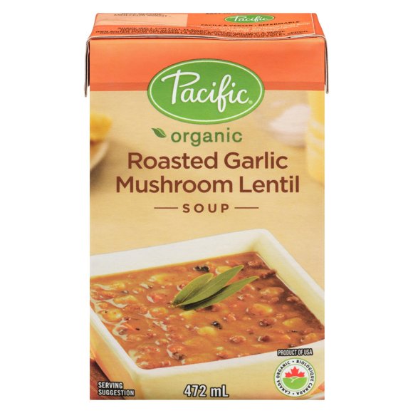 Pacific Foods Garlic Mushroom Lentil Org Soup