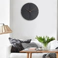 thumbnail image 4 of Minimalist Wall Clock, Small Wooden Wall Clocks for Home Kitchen Decor Indoor Nordic Style, 4 of 8