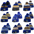 thumbnail image 2 of Golden State Warriors Knitted Beanie Hat Embroidered Winter Basketball Cap Sport, 2 of 10