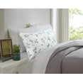 thumbnail image 5 of Mainstays Farmhouse 85 GMS Green Light Floral Microfiber Std Pillow Cover 20" x 32", 5 of 6