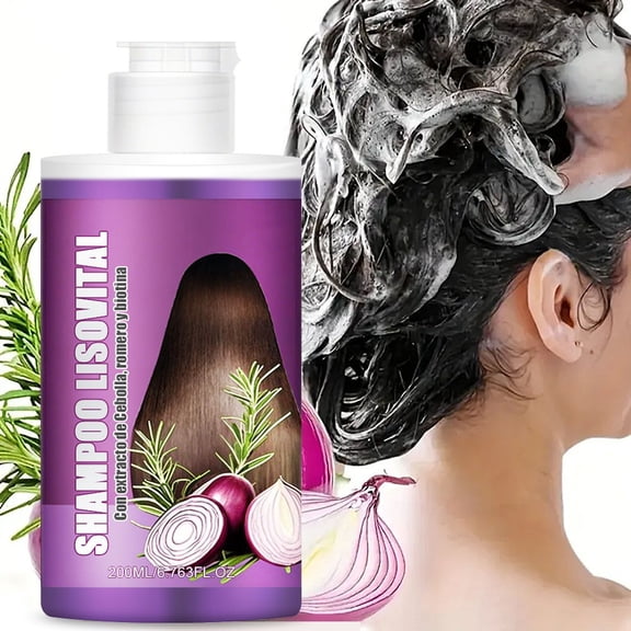 PiGOGI Deep Cleansing Onion Shampoo, Strengthens Hair and Moisturizes for Refreshing Clean, 200ml