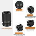 thumbnail image 4 of 2pcs Socket Cuadrado de 4 Puntos 1/2" Drive 13mm Métrico CR-MO Socket de Impacto, 4 of 7