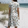 thumbnail image 5 of Summer Dresses for Women Boho Beach Dress Sleeveless Sundresses with Pockets Casual Loose Tank Tshirt Sun Dress, 5 of 5