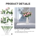 thumbnail image 5 of OUNONA Set of 5 Faux Rose Flower Stems for Wedding, Party, Indoor and Outdoor Decorative Arrangements, 5 of 5