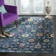 thumbnail image 2 of SAFAVIEH Merlot Leslie Floral Area Rug, Navy/Multi, 8' x 10', 2 of 8