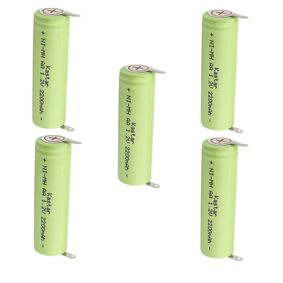 Kastar 5-Pack 1.2V 2200MAh Ni-MH Battery Compatible with Braun 5506 5533 5556 5561 5563 5564 5567 5569 5576 5579 5580 5584 5585 5586 5596 5597 5601 5629 5634 5646 5647 5649 5703 5704 Action Line