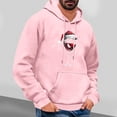 thumbnail image 2 of Turilly Hoodies Men Christmas Print Hoodie With Kangaroo Pocket Casual Pullover Sweatshirt, 2 of 4