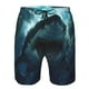 thumbnail image 3 of Balery Undersea Shark Traje de Baño Estilo Hawaiano para Hombre, Shorts de Secado Rápido con Bolsillos-Small, 3 of 6