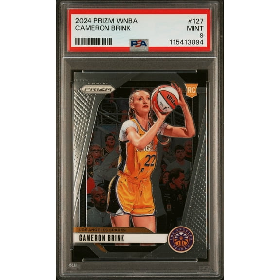 Graded 2024 Panini Prizm WNBA Cameron Brink #127 Rookie RC Basketball Card PSA 9 Mint