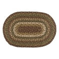 thumbnail image 2 of VHC Brands Tea Cabin Jute Oval Kitchen Table Placemat, Moss Green, Set of 6, 2 of 4