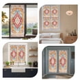 thumbnail image 7 of Vintage Ethnic Window Privacy Film, Boho Tribes Modern Orange Middle Century Static Cling UV Sun Blocking Heat Control Window Tint, Non-Adhesive One Way Windows Privacy Cover 17.7''x78.7'', 7 of 7