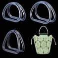 thumbnail image 7 of 3 Sizes D Shape Handbag Handles 6pcs Clear Handles Replacement Decorative Purse Handle Plastic Bag Handle, 7 of 7
