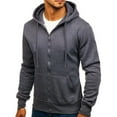 thumbnail image 5 of Outfmvch Hoodies For Men Hoodie Thick Fleece Custom Graphic Printed Hooded Shirt Sweat Men Luxury Hoodie Zip Up Hoodie Dark Gray M, 5 of 7