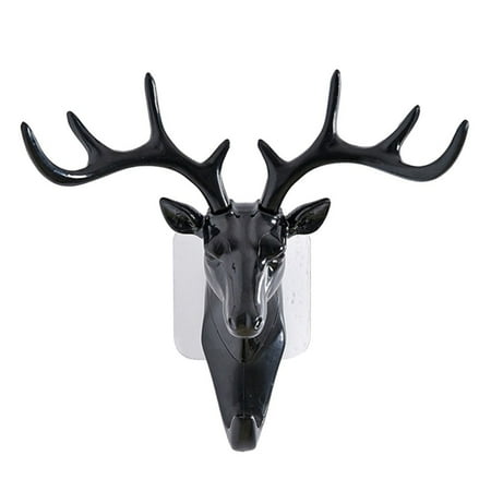 

Ana Deer Giraffe Head Wall Hooks Hanger Home Hanging Ornaments Coat Hat Key Hanging