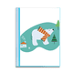 thumbnail image 1 of Cartoon Bear animal y vegetal Carpeta combinada de protección de páginas, 1 of 3