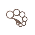 thumbnail image 2 of tamizeot Règle Ronde en Cuir Style Découpe d'Angle Outil de Bricolage en Cuir Modèle A Style B, 2 of 6