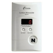 Carbon Monoxide CO Detector Alarm, AC Plugin, Easy Installation, 9v Battery Backup w/ Digital Display Measure 30-999 ppm CO Levels