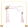 thumbnail image 1 of Wedding Arches for Ceremony, 10ft Gold Metal Frame Wedding Arch, Rectangular Backdrop Stand, Square Metal Balloon Arch Stand for Ceremony Birthday Bridal Baby Shower Anniversary Arbor Balloon, 1 of 8