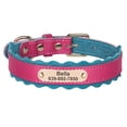 thumbnail image 2 of Didog Soft Leather Padded Personalized Dog Collar Custom Pet Name Number Adjustable for Small Large Dogs, 2 of 12