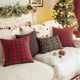 thumbnail image 4 of Funda de almohada de algodón y poliéster con cuadros rojos navideños para sofá de sala de estar, funda de cojín de estilo moderno, 4 of 6