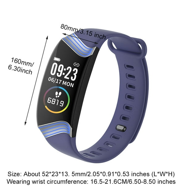 Smart Watch LED Light Fitness Tracker Women Men Heart Rate Monitor