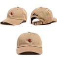thumbnail image 1 of Rose Flower Embroidered Outdoor Snapback Hip Hop Men Women Baseball Cap Hat, 1 of 8