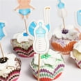 20Pcs Baby Theme Cake Cupcake Toppers Decoration Cake Picks for Baby