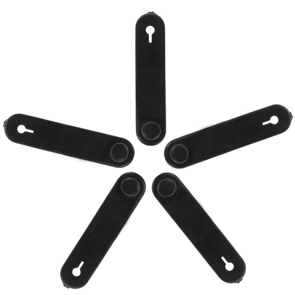 HIAKDOFT 5Pcs Tie Down Straps for Motorcycles Silicone Cable Organization for Motorcyclists and Bike Owners 5.50In