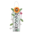 thumbnail image 2 of Panneau de Bienvenue Tournesol Décoratif Suspendu pour Porte d'Entrée Accessoire d'Art Mural, 2 of 6
