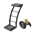 thumbnail image 3 of Escalera de acceso para portaequipajes de acero al carbono con correa de trinquete para rueda de repuesto y techo de automóvil para neumáticos de 24 a, 3 of 8