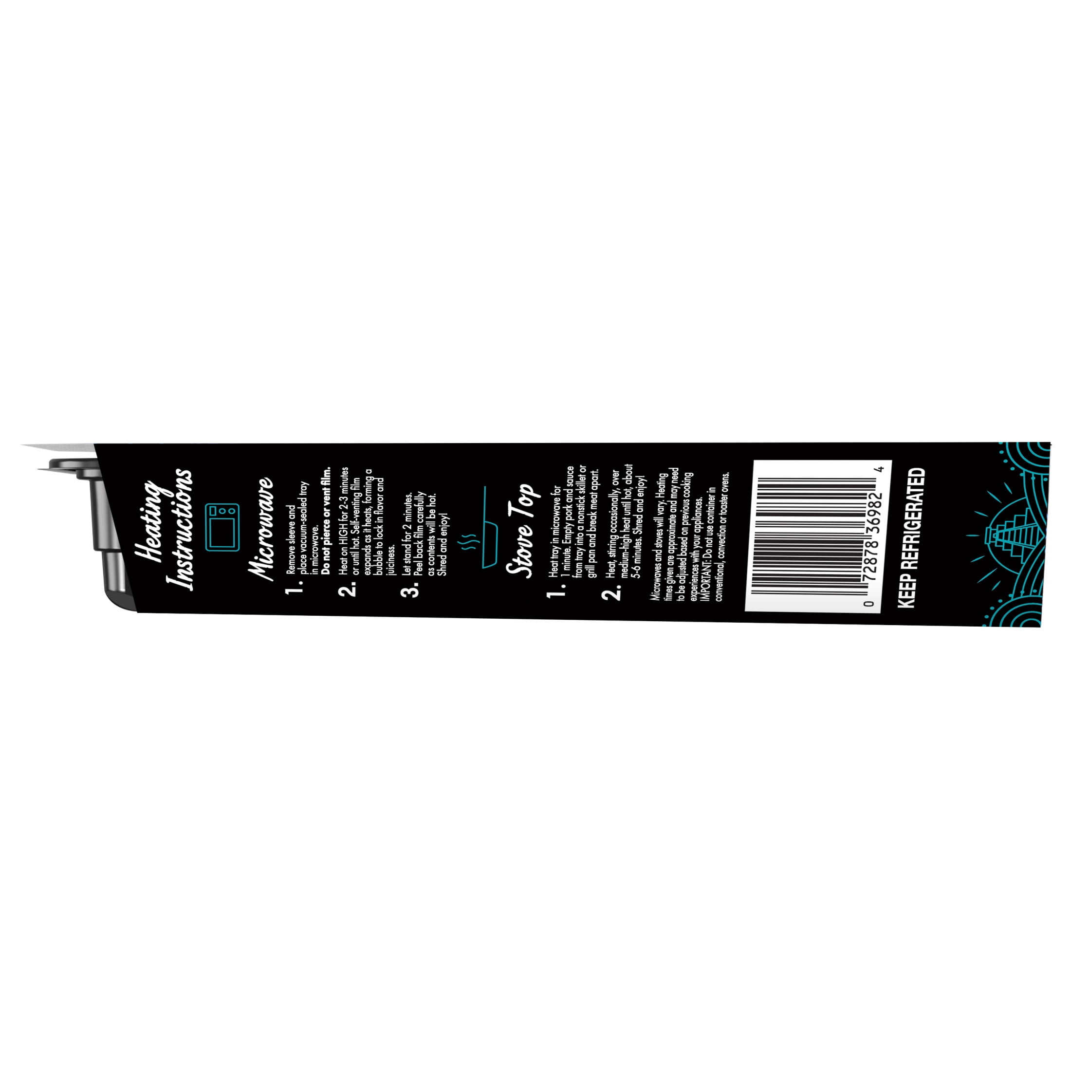 HERDEZ Al Pastor Seasoned Shredded Pork, Microwaveable Entree, 15 Oz Tray