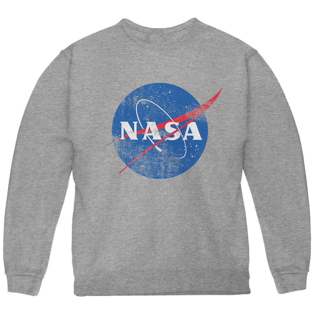 NASA Distressed Logo Youth Long Sleeve T Shirt 