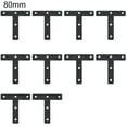 thumbnail image 1 of 10Pcs Corner Braces Waterproof High Strength Multipurpose T/L Shaped Flat Joint Angle Brackets for Closet Cabinet Windows, 1 of 10