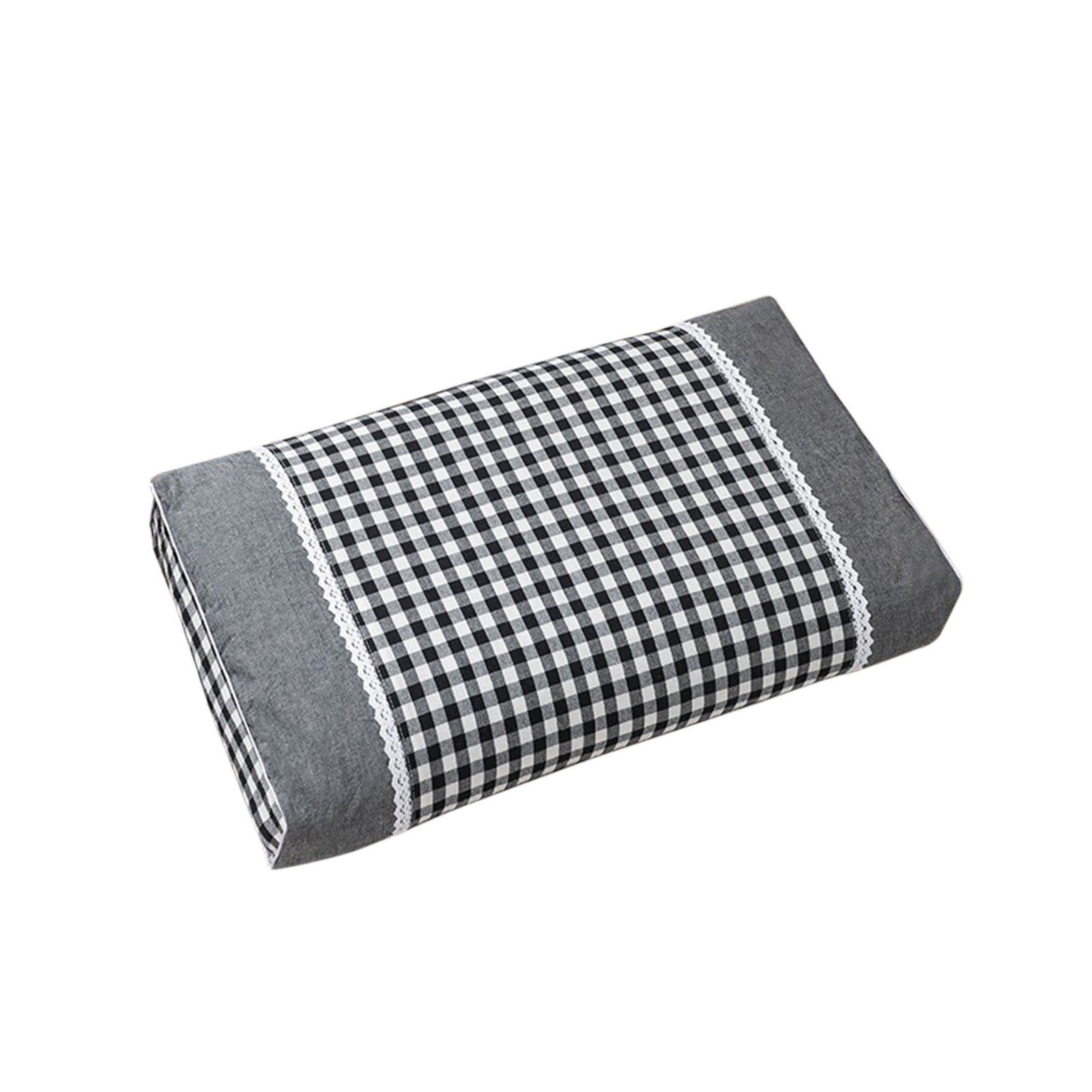 Nkmbld Soft Pillows for Good Sleeping Hotel Quality Fluffy Bed Pillow Adult Cervical Pillow Whole Buckwheat Pillow, King, Black