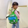 thumbnail image 4 of Stock Listo Mochila Escolar Para Niños , Niñas , Coche De Dibujos Animados , Cáscara De Huevo , Pequeña , Linda, 4 of 4