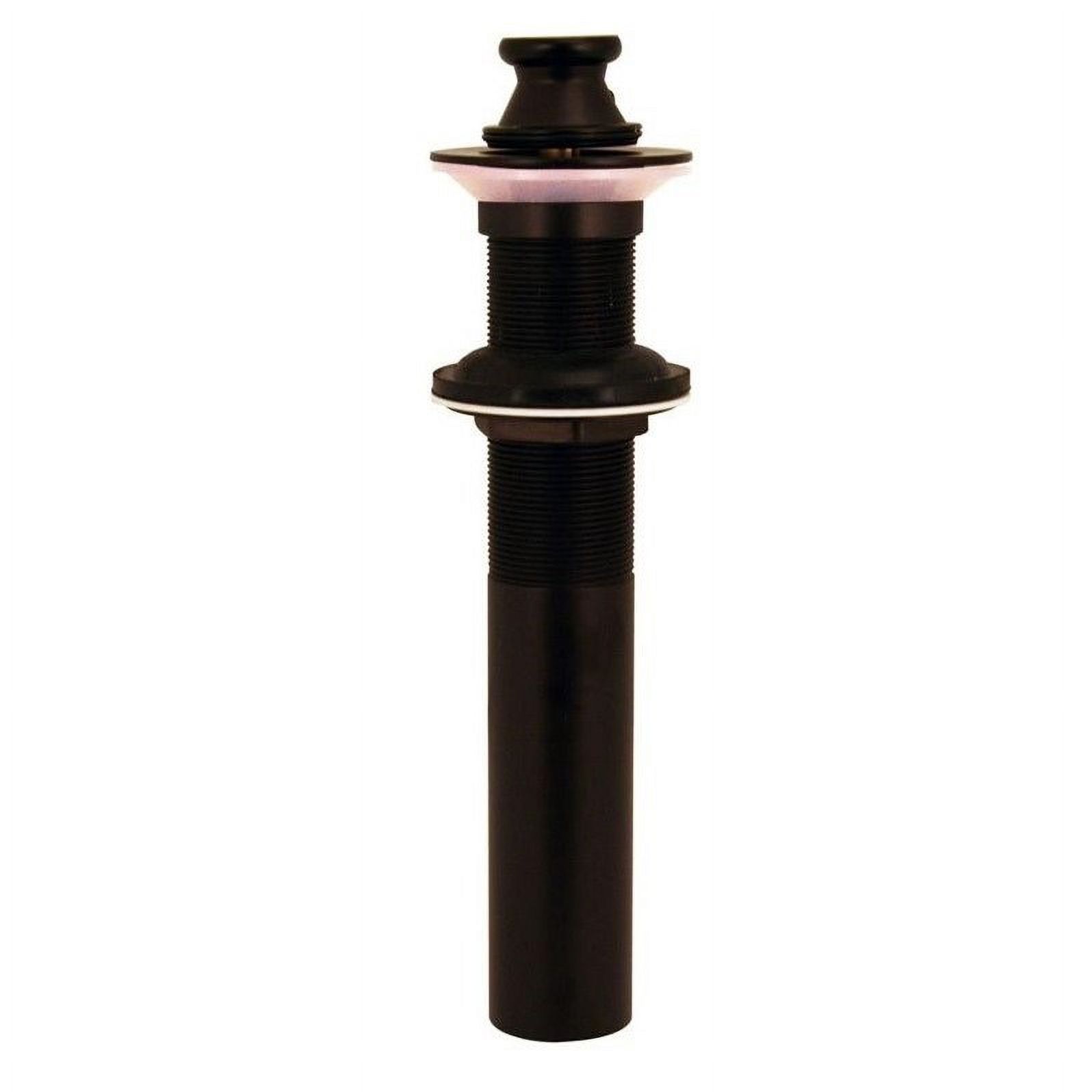 Lift-and-Turn Lavatory Drain without Overflow Holes in Oil Rubbed Bronze