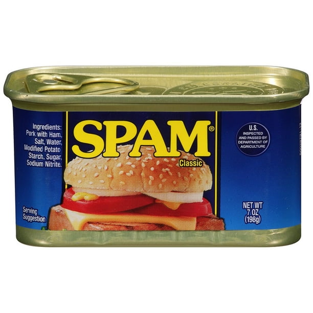 Spam Classic Canned Pork Meat, 7 Oz (Case of 12)