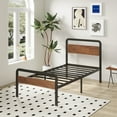 thumbnail image 5 of Lutown-Teen 18 Inch Twin XL Bed Frame with Wood Headboard and Footboard, Metal XL Twin Platform Frame No Box Spring Needed, Easy Assembly, 5 of 7
