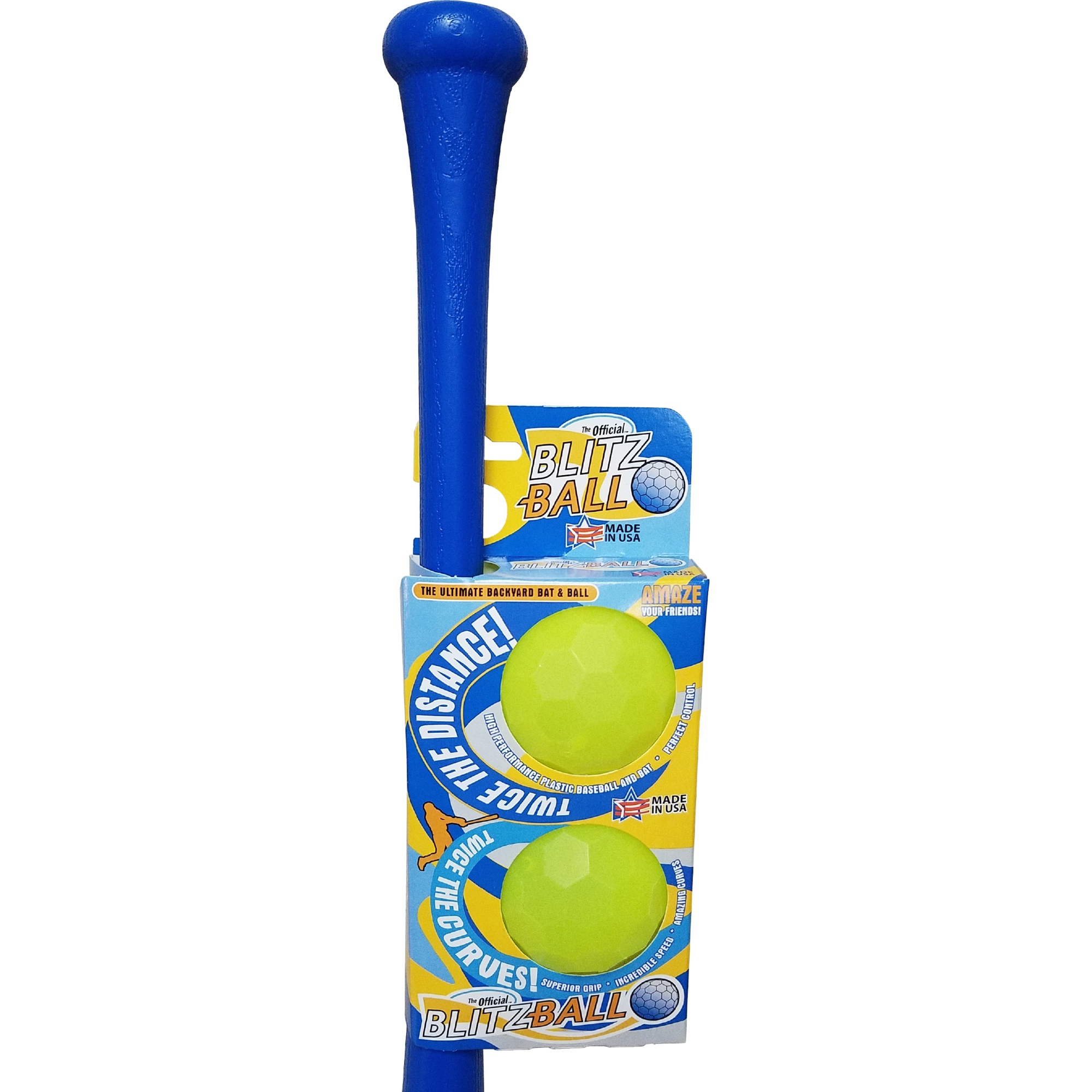 Blitzball Plastic Baseball Bat and Ball Combo Set photo 2