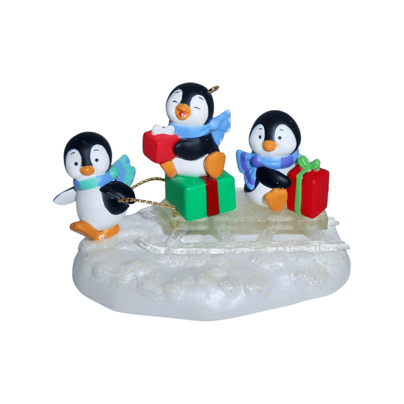 2019 Sledding Shenanigans (Kris’ Penguins) Hallmark Keepsake Christmas Tree Ornaments QGO2019