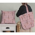 thumbnail image 5 of Soimoi Pink Georgette Viscose Fabric Notes & Guitar Musical Instrument Printed Fabric 1 Yard 42 Inch Wide, 5 of 5