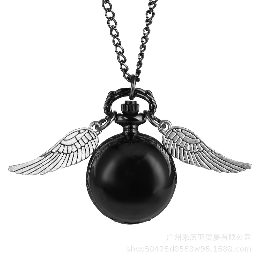 Pocket Watch Vintage Quartz Analog Pocket Watch Necklace Pendant with