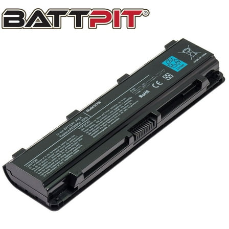 BattPit: Laptop Battery Replacement for Toshiba Tecra A50, PABAS262, PABAS263, PABAS274 (10.8V 4400mAh 48Wh)