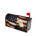 thumbnail image 3 of PHELIKA Bald Bird With American Flag 03 Magnetic Mailbox Covers Standard Size 25.5"H x 21"W, 3 of 8