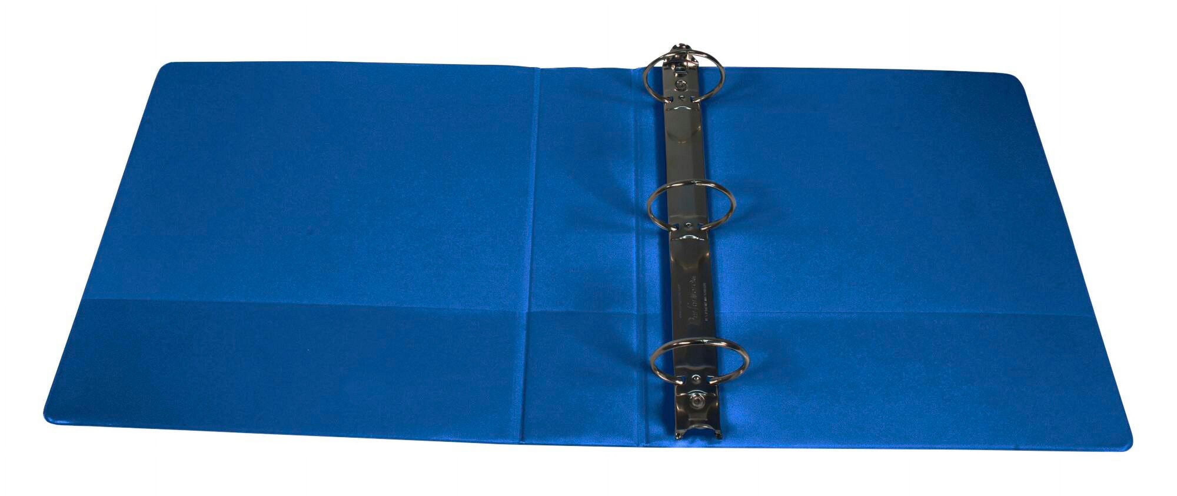 School Smart 086373 2 In. Vinyl Round Ring Binder- Blue
