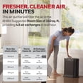 thumbnail image 3 of Purificador de aire Honeywell AllergenPlus HEPA HPA200 negro, 3 of 8