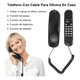thumbnail image 4 of Telefonos Fijos Alambrico Casa Oficina Negro, 4 of 5