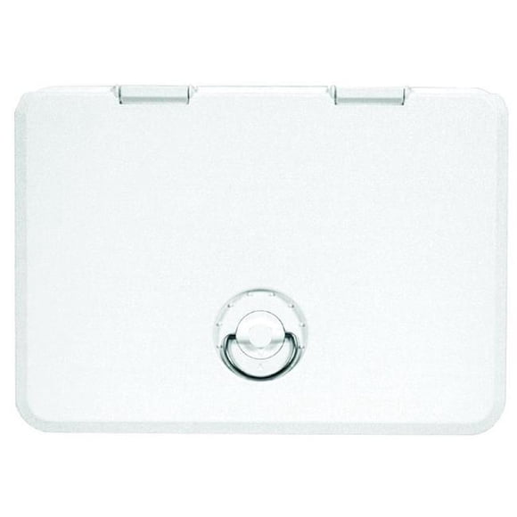 Trappe Verrouillable 13 x 24 Po, Blanc Polaire