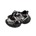 thumbnail image 2 of Retro Y2K Chunky Sneakers for Women Breathable Mesh Lightweight Platform Walking Shoes Trendy Athletic Trainers for Casual Streetwear All Day Comfort Grey Red Black 24, 2 of 6