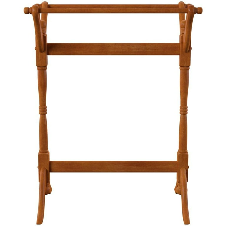 Powell Oak Blanket/Quilt Rack - Walmart.com
